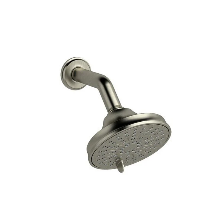 Showerhead 6 Function Showerarm with Momenti Flange Chrome 5 Inch 1.8 Gallons per Minute WaterSense Luxurious Invigorating - Frankwebs