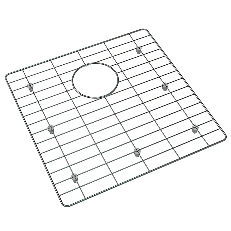 Sink Grid Bottom Grid 16 x 16 Inch Polished Stainless Steel for Fits Crosstown Bowl Size 17x17 Inch Bowls with Rear Center Drain Opening - Frankwebs