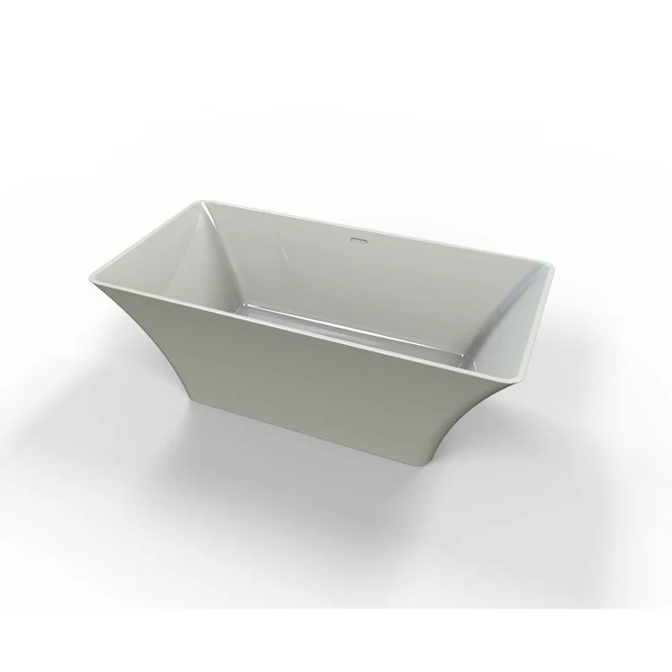 Soaking Tub Metro Collection Hyde 68 x 34 Inch Freestanding Tub Only Center White Hydroluxe SS - Frankwebs