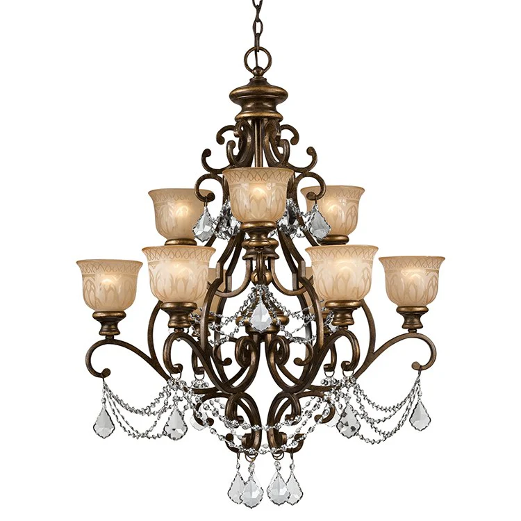 Norwalk Nine-Light Chandelier - Frankwebs