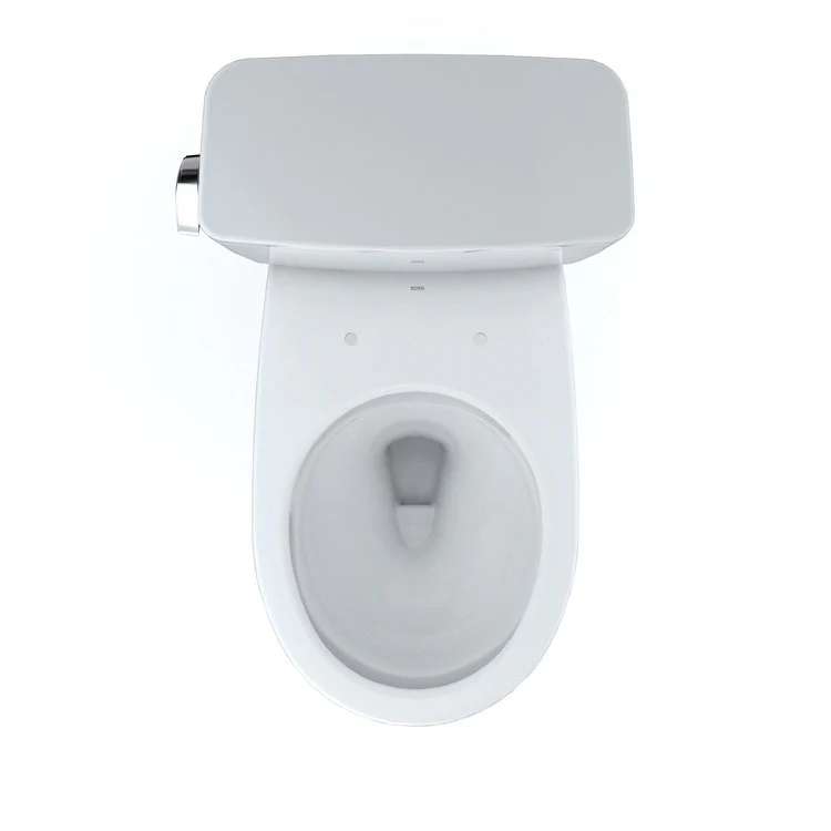 Toilet Drake 2 Pieces Universal Height Cotton Round Front ADA 30-1/8 Inch 1.28 Gallons per Flush Left Hand Chrome Less Seat - Frankwebs