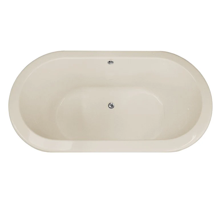 Air Tub Designer Collection Palmer Drop-In Bone Oval 8 Jet Acrylic 70 x 36 x 22 Inch - Frankwebs