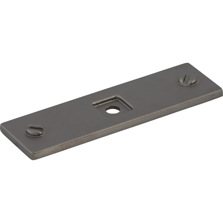 Backplate Barrington Channing 3 x 7/8 x 1/8 Inch Ash Gray Zinc Alloy TK741AG - Frankwebs