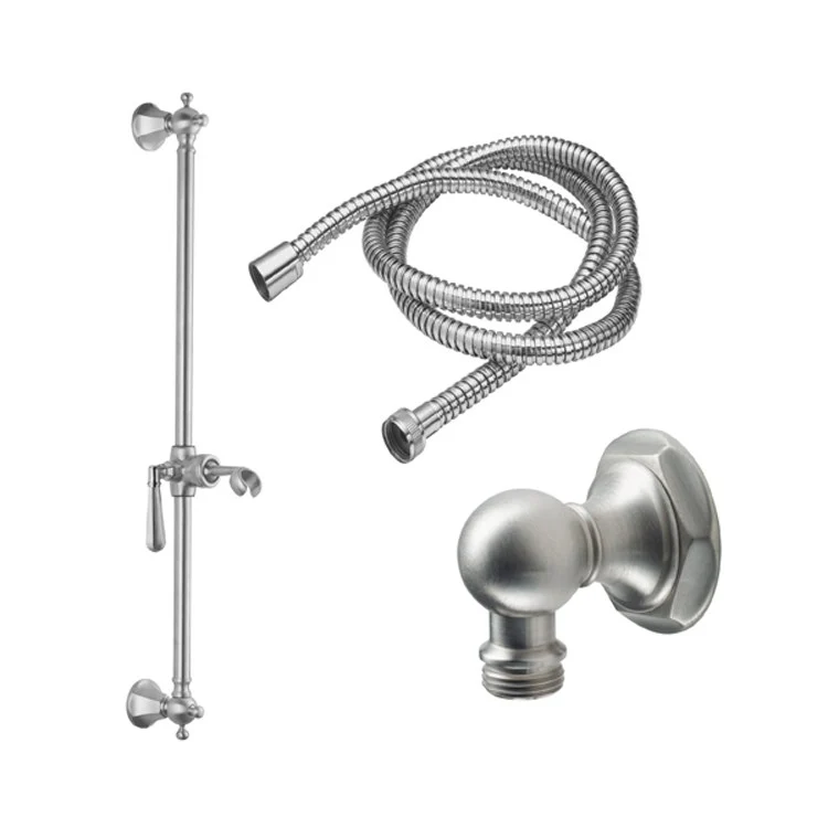 Slide Bar Monterey Lever Handle with Hex Base Wall Supply and Hose 26-3/4 Inch Bella Terra Bronze Brass Wall Mount - Frankwebs