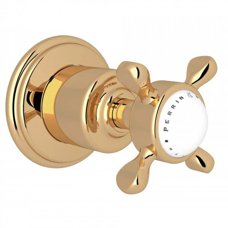 Volume Control Trim Edwardian Concealed 1 Cross Polished Chrome - Frankwebs