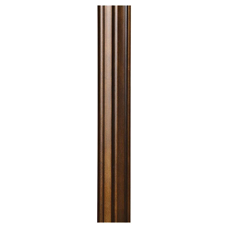7-Foot Round Fluted Outdoor Lamp Post - Frankwebs