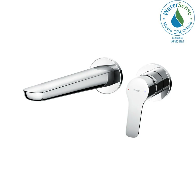 Lavatory Faucet GS Wall Mount 1 Lever ADA CALGreen/WaterSense Polished Chrome 1.2 Gallons per Minute - Frankwebs
