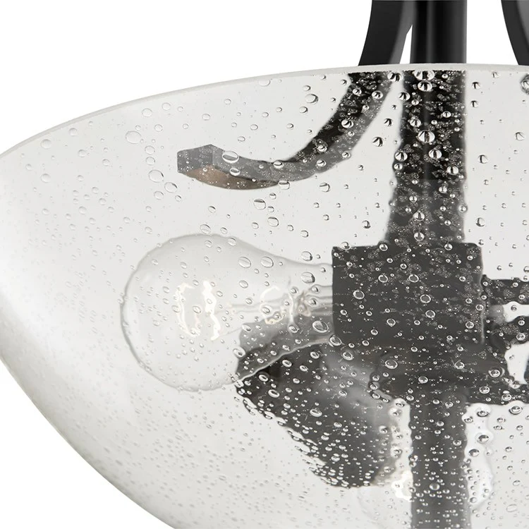 Reyes Three-Light Convertible Semi-Flush Mount Ceiling Fixture/Pendant - Frankwebs