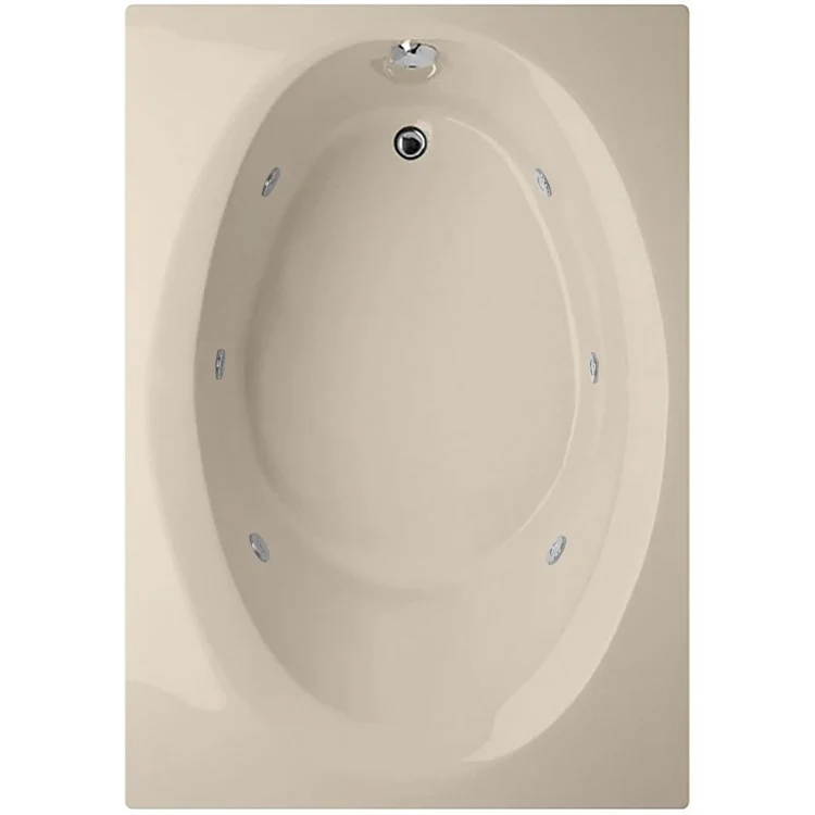 Combination Tub Designer Collection Ovation 84 x 42 x 21 Inch Drop-In Center Drain Biscuit Rectangle - Frankwebs