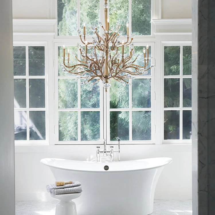 Eve Twelve-Light Two-Tier Chandelier - Frankwebs