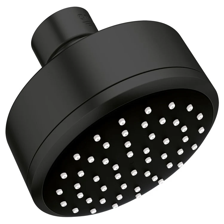 Showerhead Tempesta Cosmopolitan 100 1 Function Matte Black 4 Inch 1.5 Gallons per Minute Rain - Frankwebs