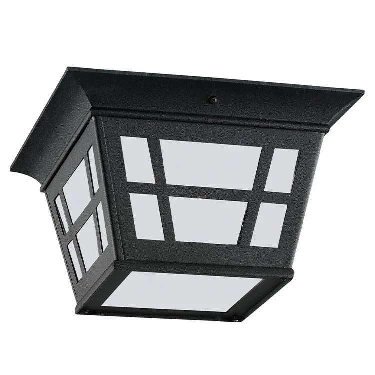 Herrington Two-Light LED Outdoor Flush Mount Ceiling Fixture - Frankwebs