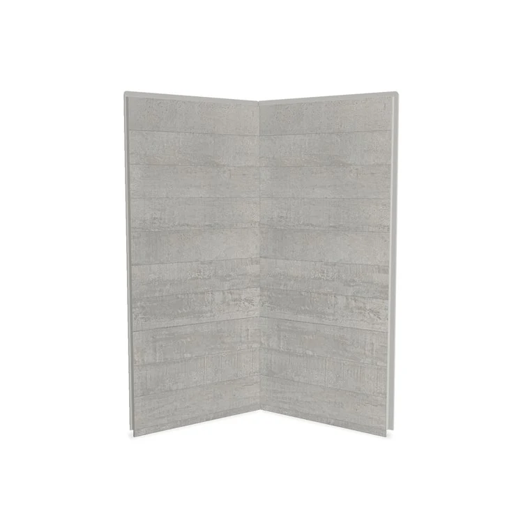 Shower Wall Utile 2 Piece Corner 36 x 1-1/8 x 80 Inch Factory Rough Vapor Composite 36x1-1/8x80 Inch - Frankwebs