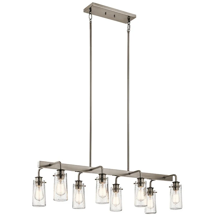 Braelyn Eight-Light Linear Chandelier - Frankwebs