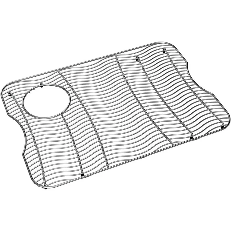 Sink Grid Bottom Grid 22 x 16 Inch Polished Stainless Steel for Fits Bowl Size 23x16-3/4 Inch Bowls with Rear Left Drain Opening - Frankwebs