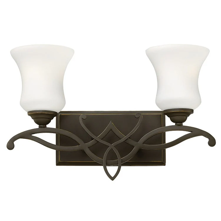 Brooke Two-Light Bathroom Lighting Fixture - Frankwebs