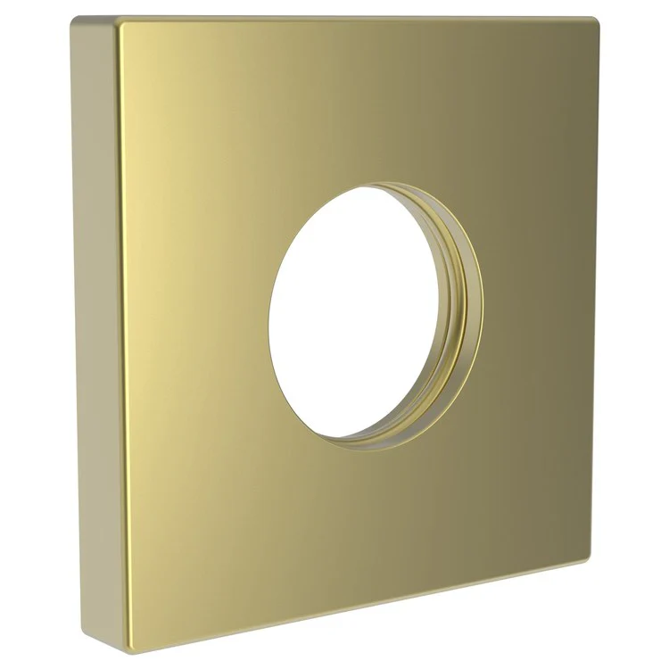 Shower Arm Flange Square Midnight Chrome 2-1/2 Inch Brass - Frankwebs