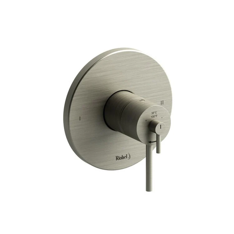 Thermostatic and Pressure Balance Valve Trim CS 1/2 Inch Round 2-Way No Share 3 Function 1 Lever Chrome ADA - Frankwebs
