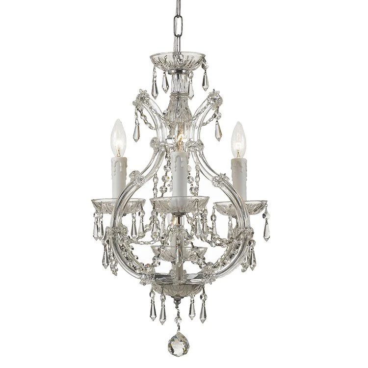Maria Theresa Four-Light Mini Chandelier - Frankwebs
