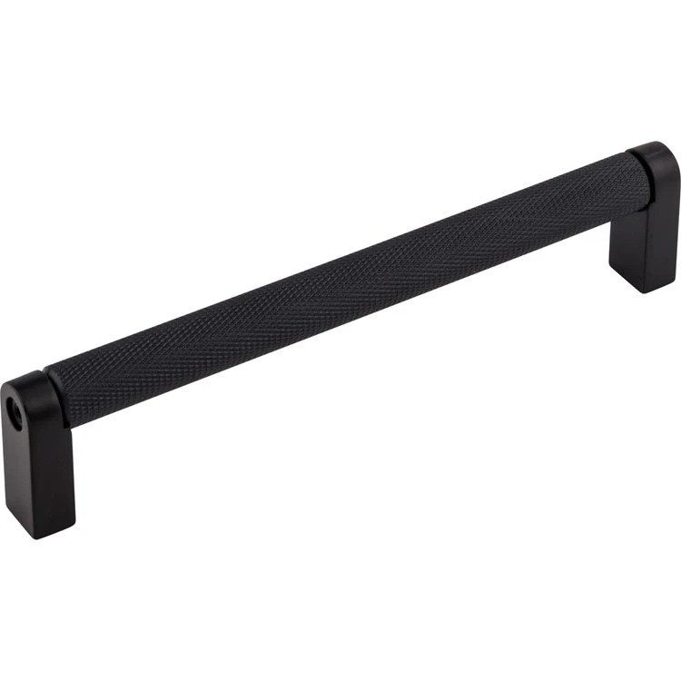 Pull Bar Pulls Amwell Flat Black Steel 6-1/3 Inch 6-2/3x1/2x1-3/8 Inch - Frankwebs