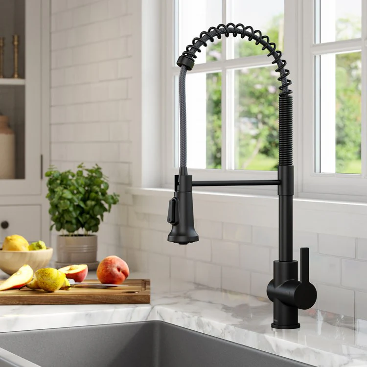 Britt Commercial-Style Pull Down Single Handle Kitchen Faucet - Frankwebs