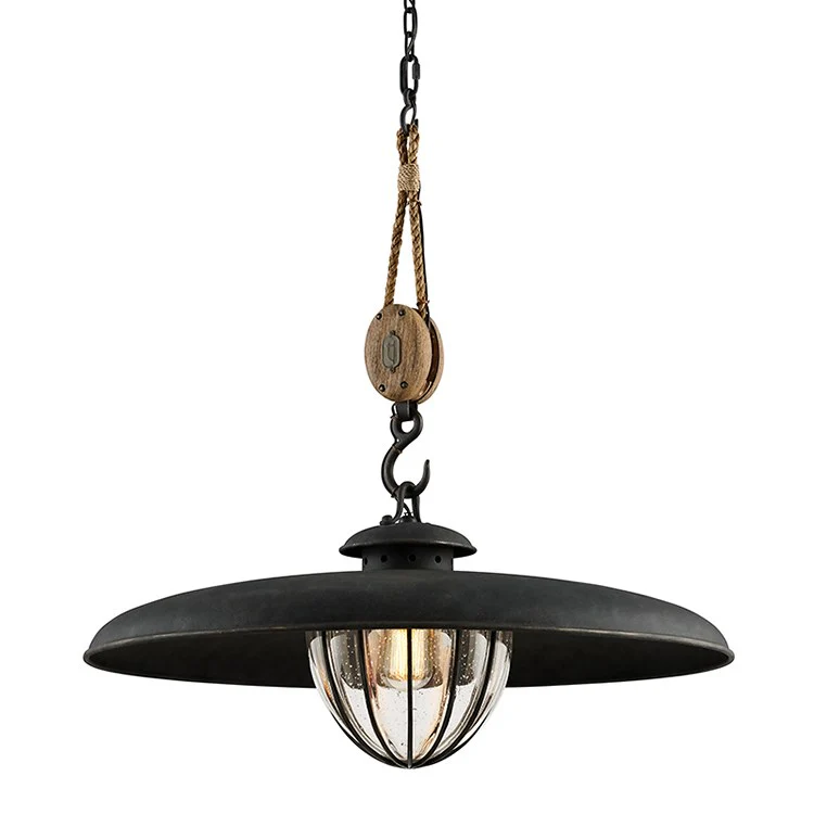 Murphy Single-Light Large Pendant with Shade - Frankwebs