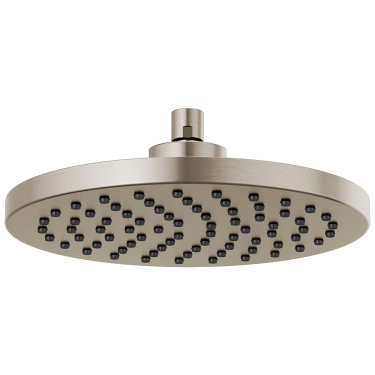 Showerhead Universal Showering 1 Function Rain Can Brilliance Luxe Gold 10 Inch 1.75 Gallons per Minute Round - Frankwebs