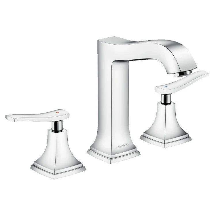 Metropol Classic 160 Two Handle Widespread Bathroom Faucet with Pop-Up Drain - Frankwebs
