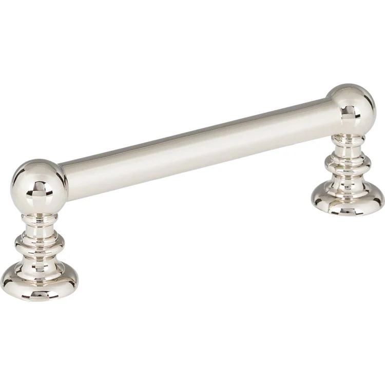 Drawer Pull Atlas Victoria Polished Nickel Zinc Alloy 3-3/4 Inch 4-5/8 x 7/8 Inch - Frankwebs