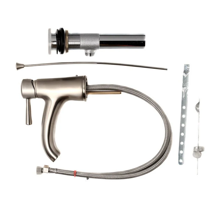 Silas Single Handle Bathroom Faucet with Drain - Frankwebs