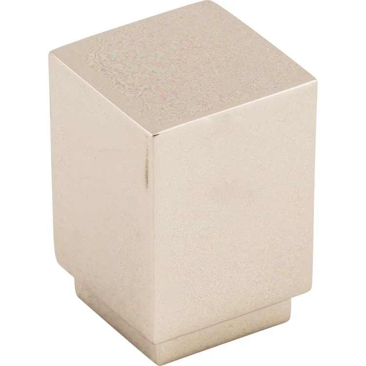 Knob Sanctuary Linear Square Polished Nickel Zinc Alloy 3/4 Inch - Frankwebs