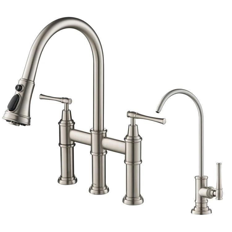 Allyn Bridge Kitchen Faucet and Water Filter Faucet Combo - Frankwebs