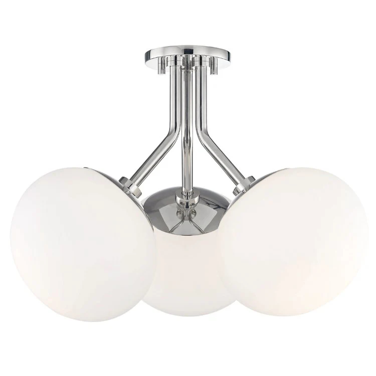 Estee Three-Light Semi-Flush Mount Ceiling Fixture - Frankwebs