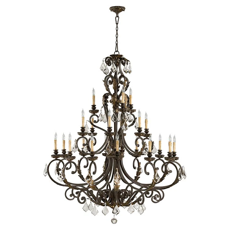 Rio Salado Twenty-One-Light Three-Tier Chandelier - Frankwebs