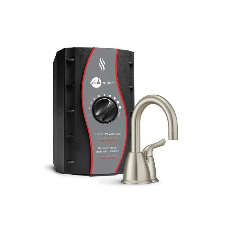 Hot Water Dispenser Invite Instant System Faucet with Hot Water Tank 1 Lever 1 Hole Chrome High Arc - Frankwebs