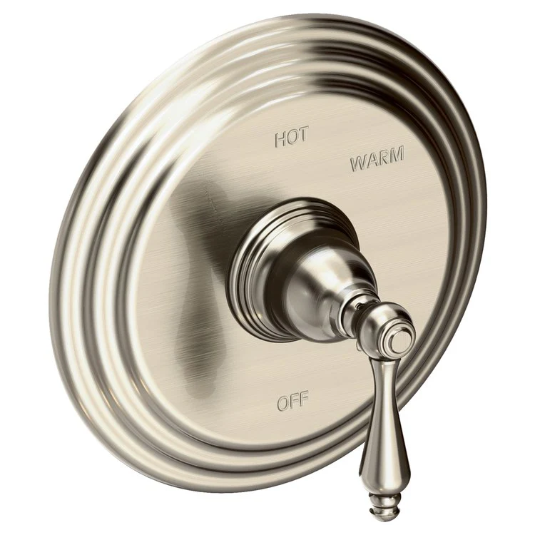 Pressure Balance Valve Trim Seaport Round 1 Lever Polished Brass Uncoated Living ADA Depth 4 Inch - Frankwebs