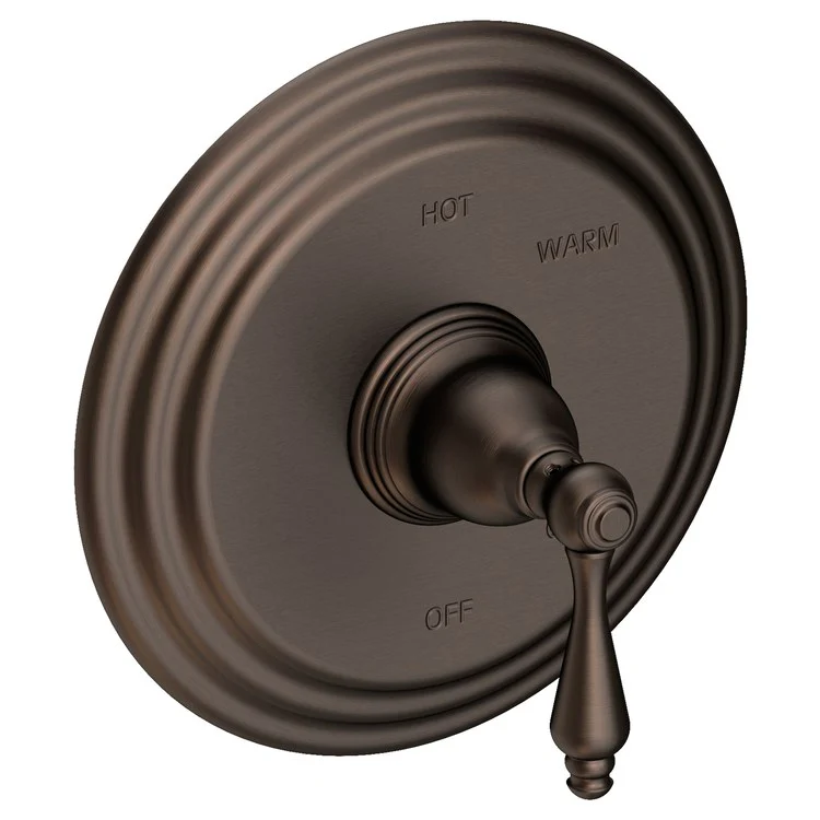 Pressure Balance Valve Trim Seaport Round 1 Lever Polished Brass Uncoated Living ADA Depth 4 Inch - Frankwebs