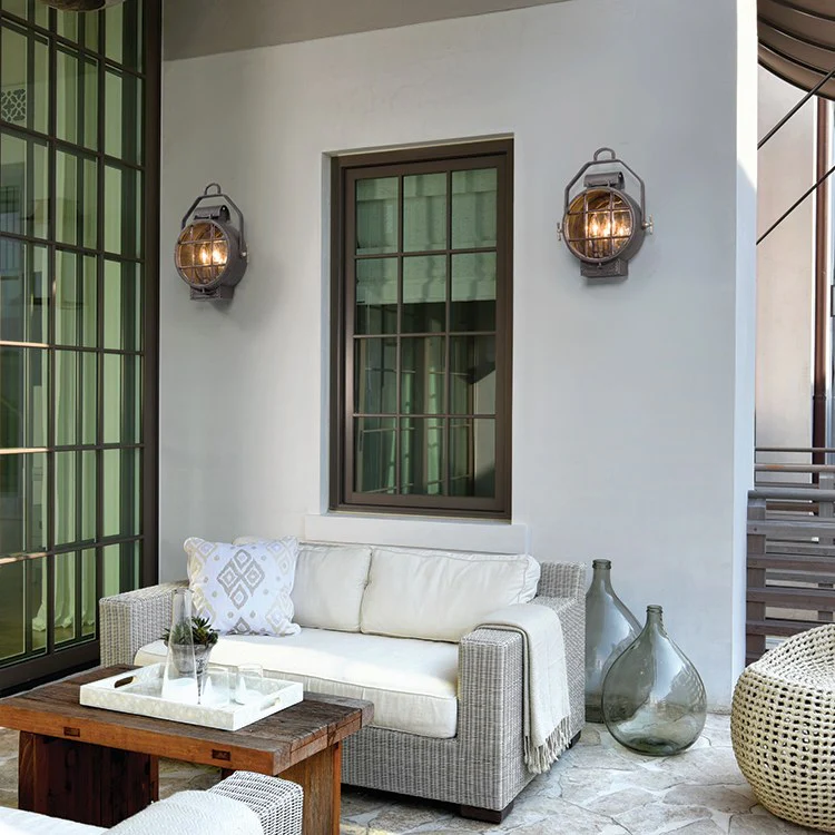 Point Lookout Two-Light Small Outdoor Wall Lantern - Frankwebs