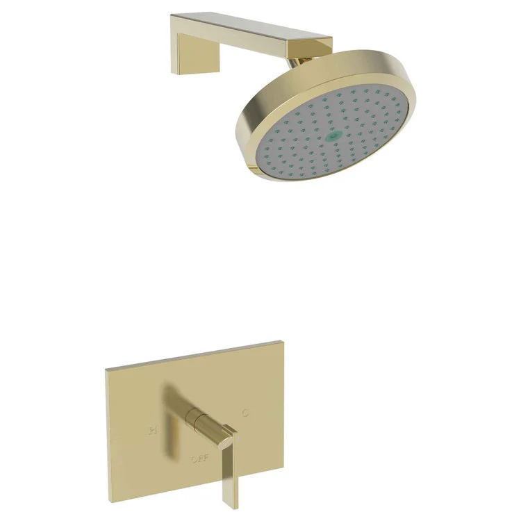 Metro Pressure Balance Shower Trim with Lever Handle - Antique Copper - Frankwebs