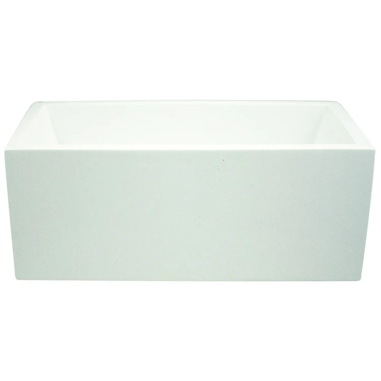 Soaking Tub Ston Collection Slate 72 x 36 Inch Freestanding Tub Only End Biscuit Hydroluxe SS - Frankwebs