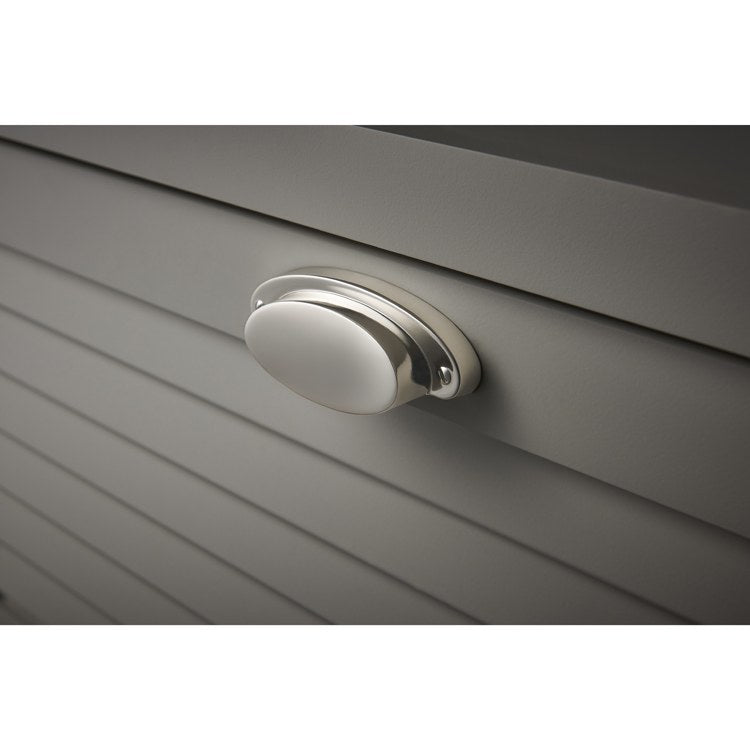 Pull Asbury Dakota Cup Brushed Satin Nickel Zinc Alloy 2-9/16 Inch 4x1-1/8x1 Inch - Frankwebs