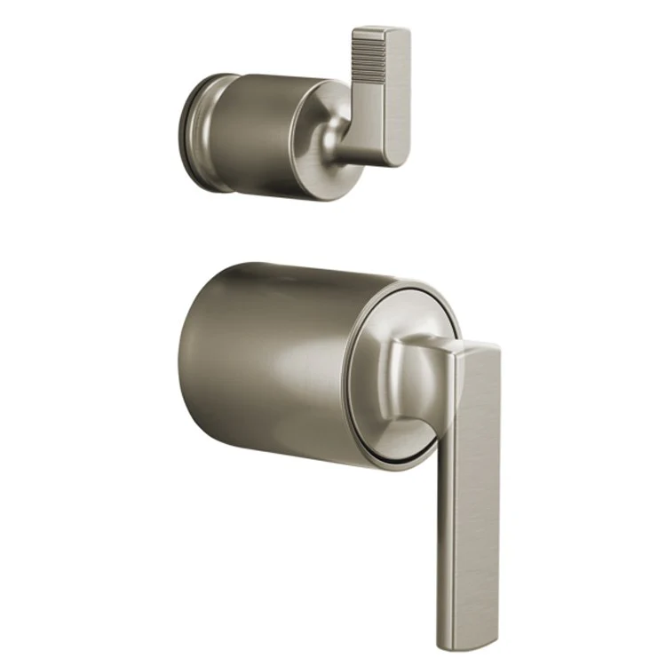 Handle Kit Kintsu Zinc 2 Lever Chrome ADA for Pressure Balance Valve with Integrated Diverter Trim - Frankwebs
