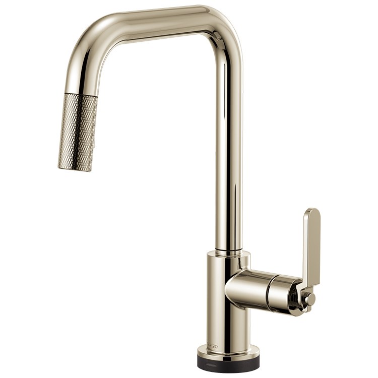 Litze Single Handle SmartTouch Pull Down Faucet with Square Spout/Industrial Handle - Frankwebs