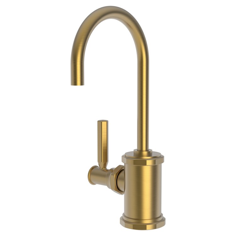 Hot Water Dispenser Heaney 1 Lever Gooseneck French Gold PVD - Frankwebs