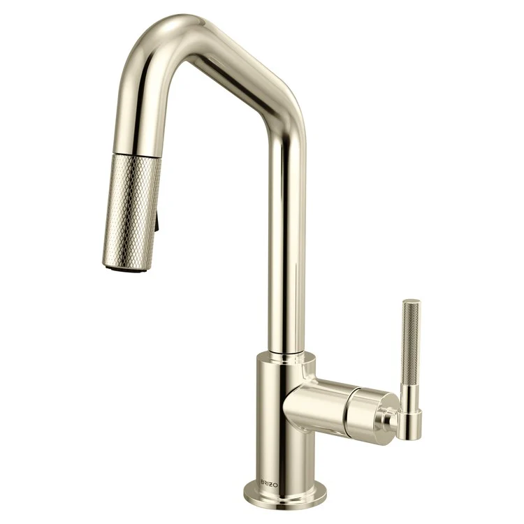 Prep Faucet Litze 1 Knurled Handle ADA Matte Black/Brilliance Luxe Gold Pull Down Dual Function Angle 360 DEG Swivel 1.8 Gallons per Minute - Frankwebs