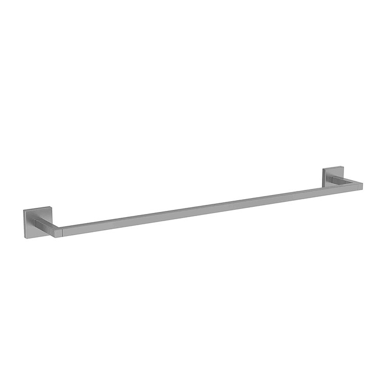 Towel Bar Cube 2 24 Inch Square Plate Flat Black Brass 3-1/4 Inch - Frankwebs
