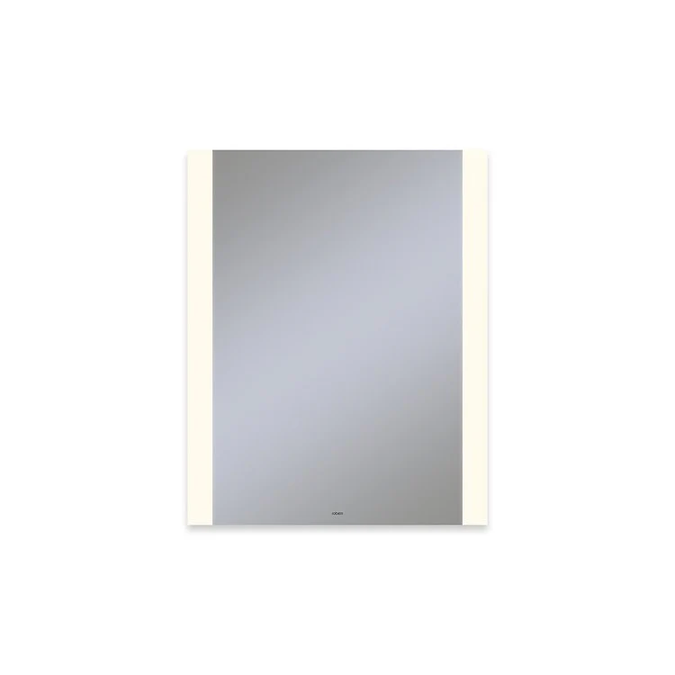 Bathroom Mirror Vitality Edge Lit Light Pattern Rectangular 24W x 30H Inch Wall Mount Defogger Included and Color Temperature 3000 Kelvin Warm White Light - Frankwebs