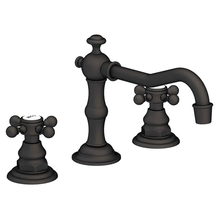 Lavatory Faucet Chesterfield Widespread 8 to 20 Inch Spread 2 Cross ADA Aged Brass 1.2 Gallons per Minute Brass Spout Height 3-5/16 Inch - Frankwebs