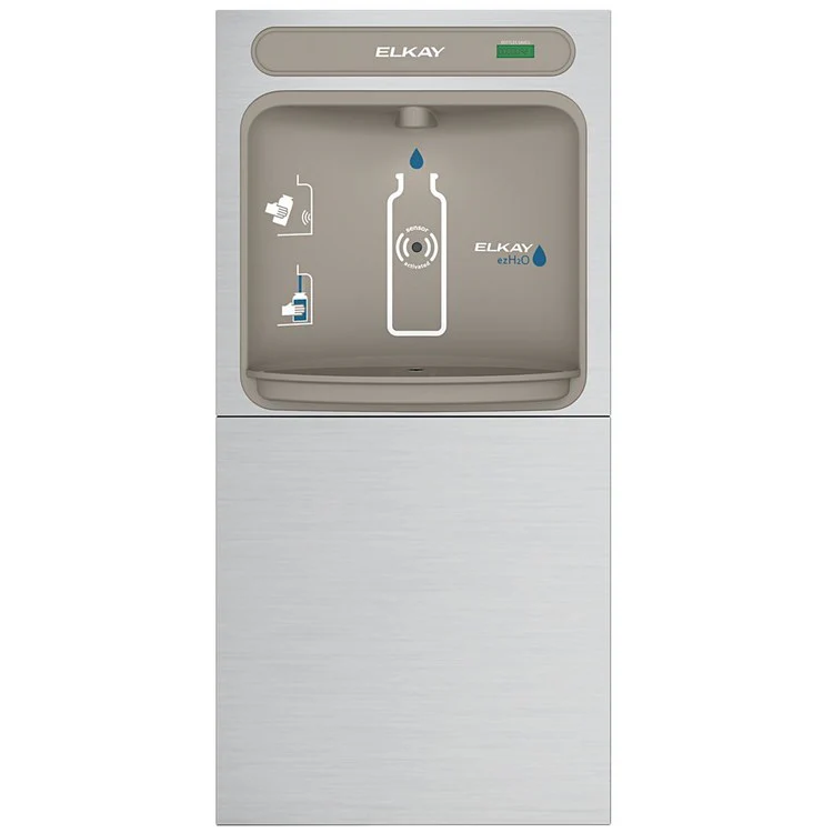 EZH2O In-Wall Recessed Bottle Filling Station with Solid Panel - Frankwebs