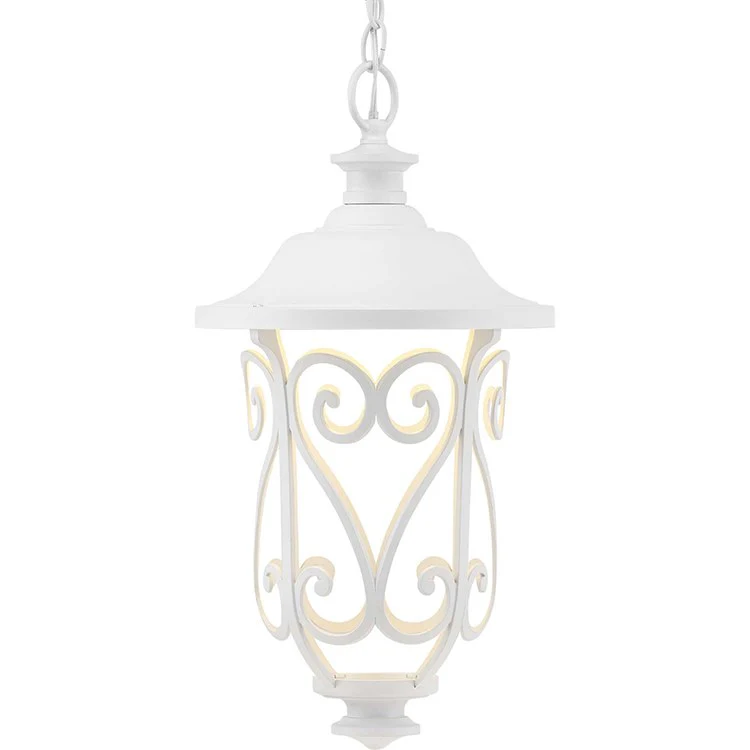 Leawood Single-Light LED Outdoor Hanging Lantern - Frankwebs